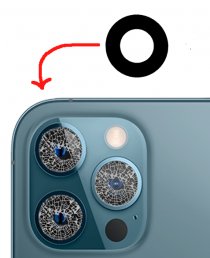 Réparation Lentille appareil photo iPhone 12 Pro Max
